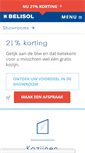 Mobile Screenshot of belisol.nl