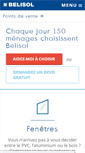 Mobile Screenshot of belisol.fr