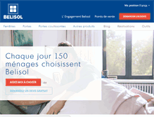 Tablet Screenshot of belisol.fr