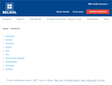 Tablet Screenshot of apeldoorn.belisol.nl